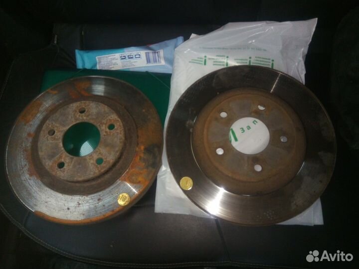 Тормозные диски передние Nissan Qashqai J10 2шт бу