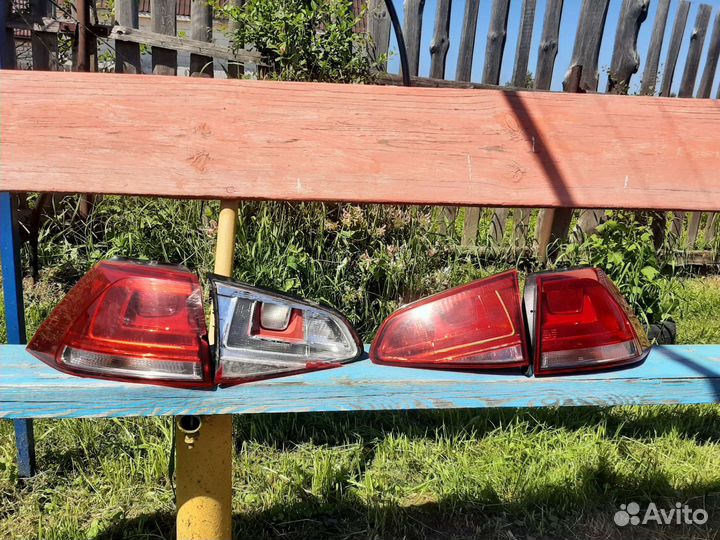 Задние фонари на volkswagen golf 7