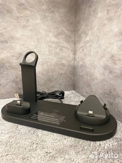 Беспроводная зарядная станция 6 в 1