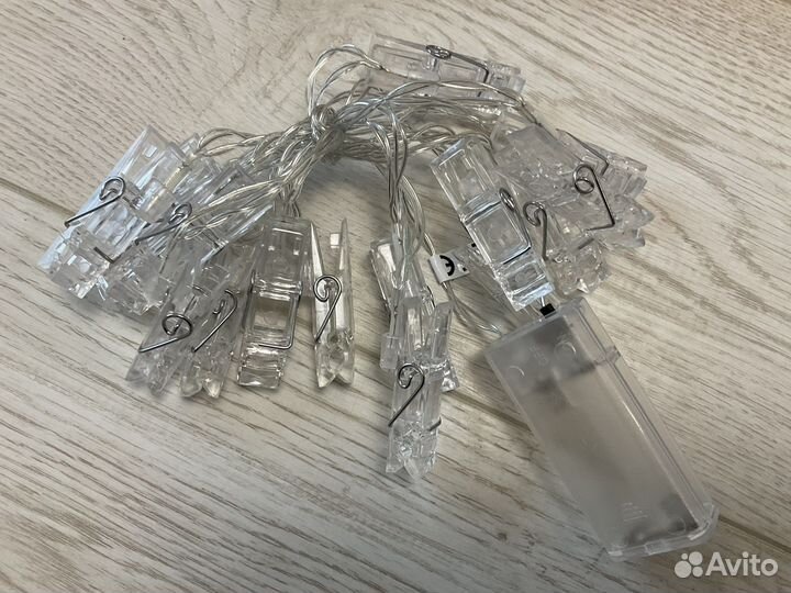 Гирлянда с прищепками