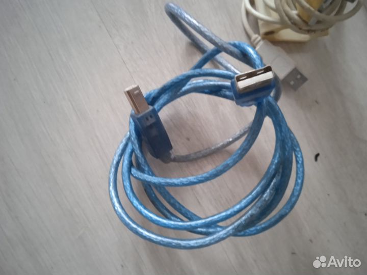 Провода для принтера и компьютера, кабель hdmi