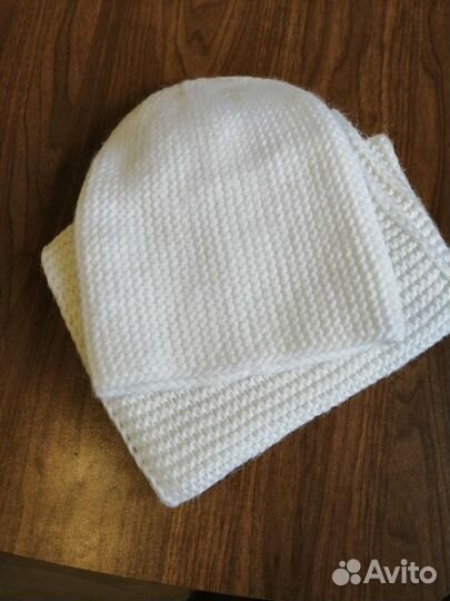 Комплект шапка и снуд женский