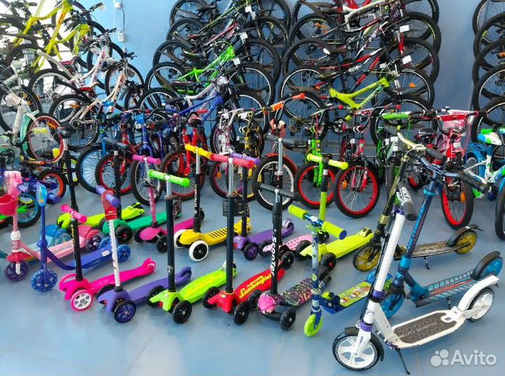 Самокат трехколесный - 50 видов