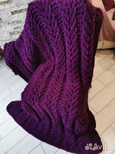 Плед ручной работы