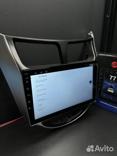 Магнитола android на Hyundai Solaris 2014