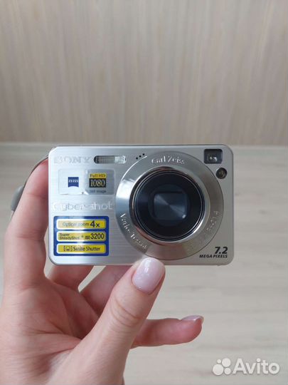 Компактный фотоаппарат sony cyber shot