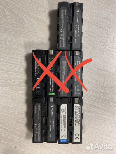 Аккумуляторы Np-f550/570/750/770