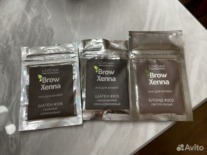 Хна для бровей brow henna