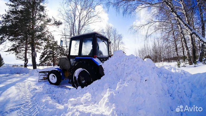 Аренда трактора мтз уборка снега