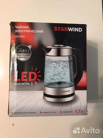 Новый чайник электрический Starwind skg3081 купить в Москве | Товары ...