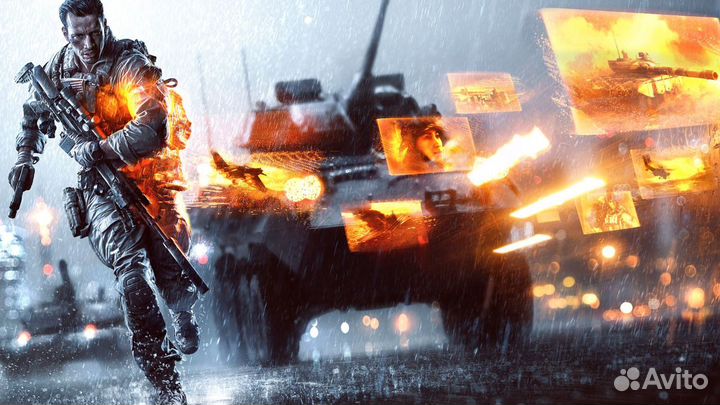Battlefield 4 xbox 360 рус. б\у
