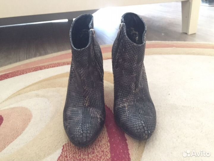 Ботильоны под рептилию, размер 40 немного б/у