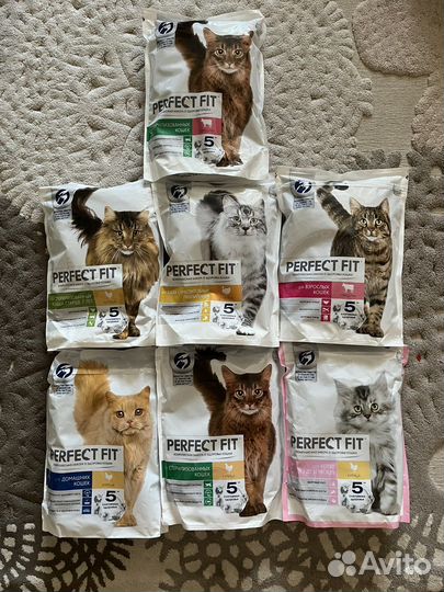 Сухой корм для кошек и котят perfect FIT, 0,65кг