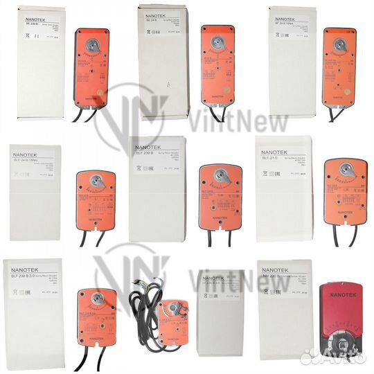 Приводы вентиляции Nanotek