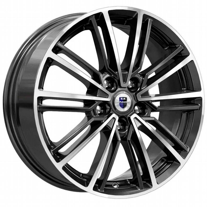 Диски K&K Эрфурт 7x17 5x112 ET49 D57.1 Алмаз черный