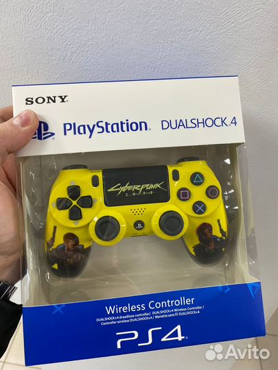 Джойстик PlayStation 4 Dualshock Cyberpunk Edit