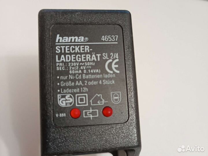 Зу для аккумуляторов аа hama 46537