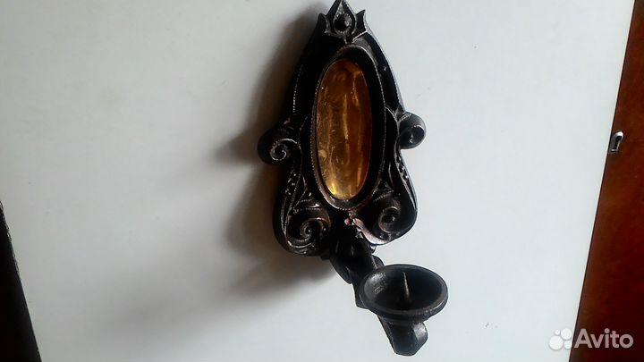 Подсвечник настенный СССР на 1 свечу