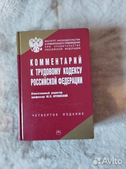 Комментарий к Трудовому кодексу РФ Ю.П. Орловский