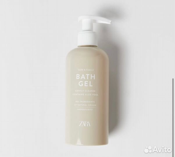 Крем для тела и гель для мытья zara kids