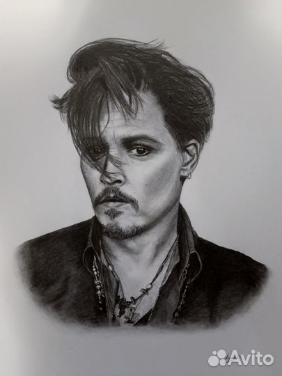 Портрет карандашом по фото на заказ