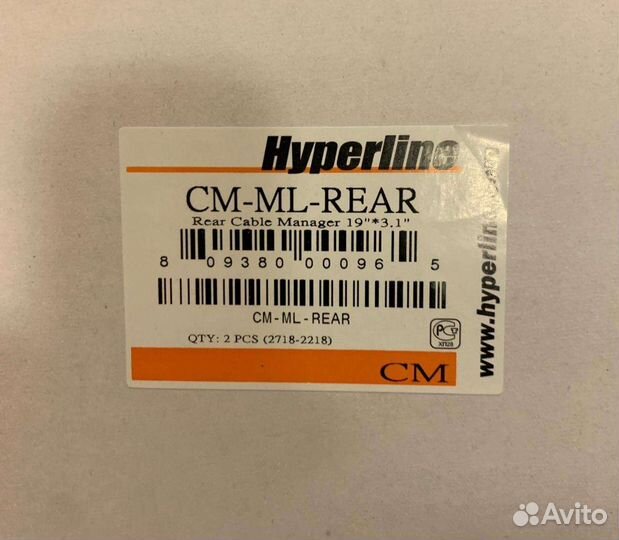 Кабельный органайзер hyperline CM-ML-rear