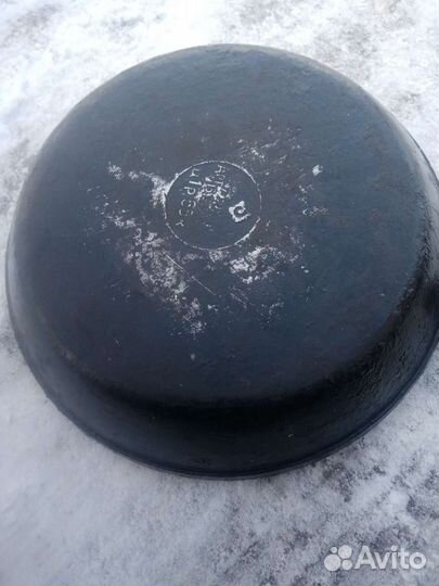 Очистка сковородок, казанов от нагара