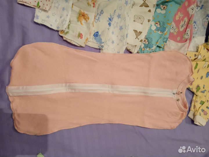 Вещи для новорожденной девочки пакетом (0-3мес)