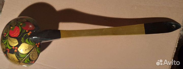 Половник СССР роспись,подарочный,новый