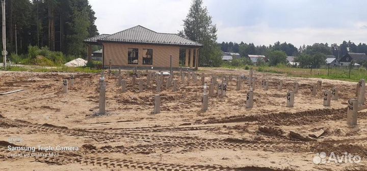 Монтаж жб свай