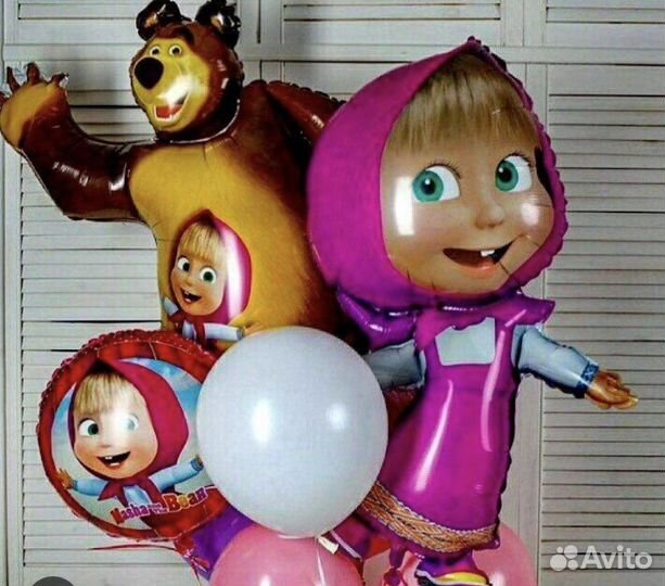 Гелиевые воздушные шары с мультгероями