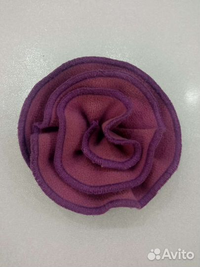 Декор цветок на шапку или одежду