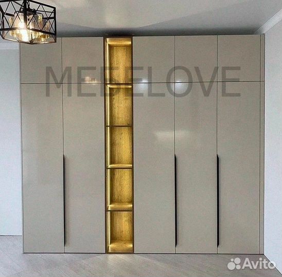 Шкаф распашной на заказ рабочая зона