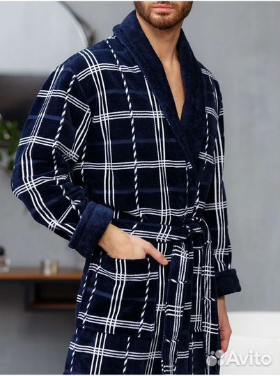 Мужской махровый халат