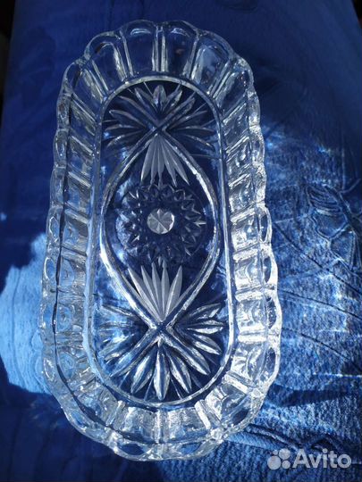 Лодочка хрустальная