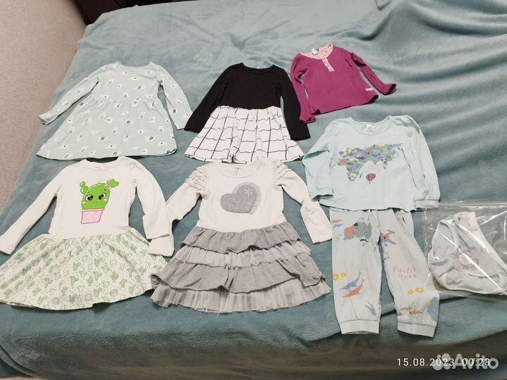 Одежда для девочки пакетом 98
