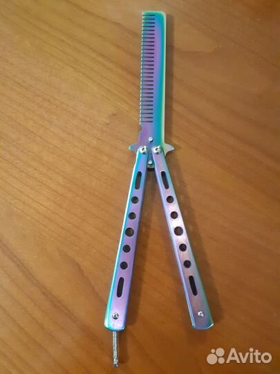 Нож бабочка расческа
