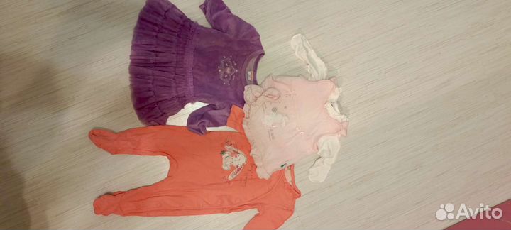 Вещи пакетом для девочки 62-80