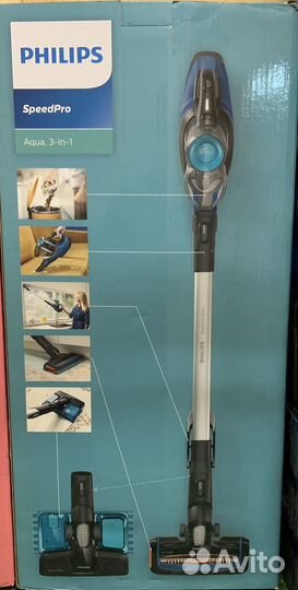 Пылесос для сухой и влажной уборки Philips