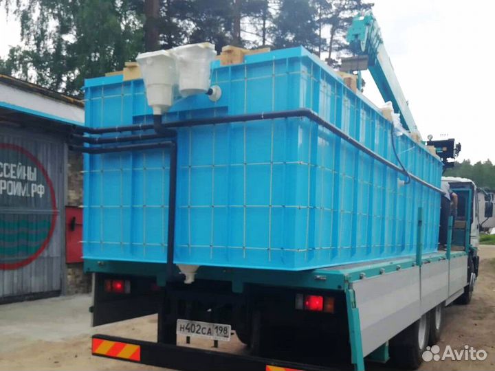 Бассейн 6x2 полипропиленовый