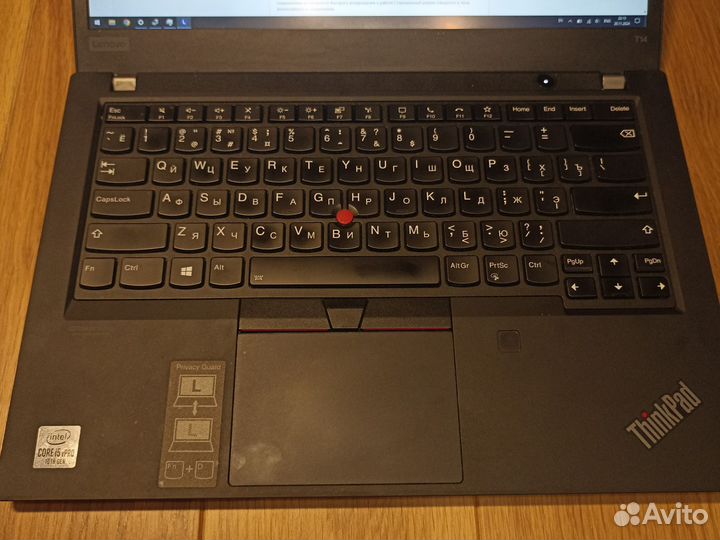 Ноутбук Lenovo ThinkPad T14 Gen1, Сенсорный Экран
