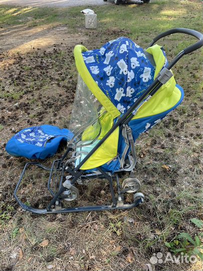 Детские санки коляска