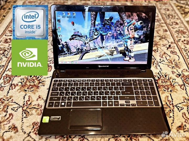 Игровой Ноутбук core i5/10гб/500гб/GT 620m