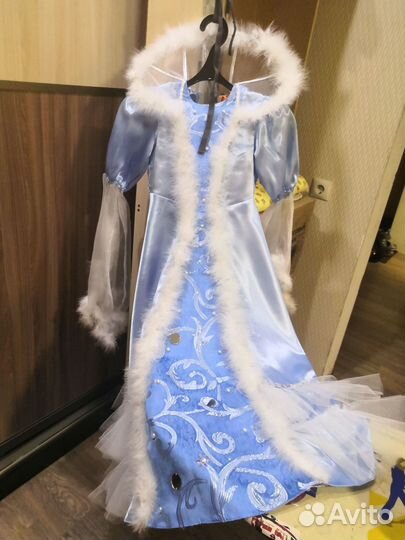 Костюм снежная королева, снегурочка, снежинка