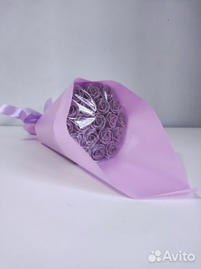 Букет - 19 Роз из Белого Шоколада