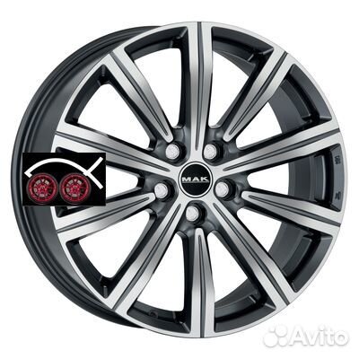 MAK Birmingham R19 8 5x112 ET28 CB66,45 Gunmetal Mirror Face