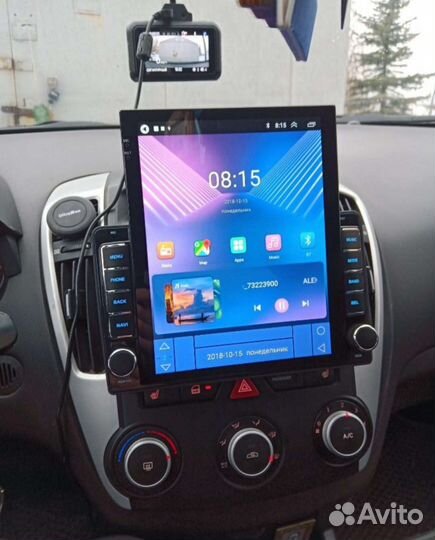 Магнитола на Kia ceed 1 андроид Tesla новая