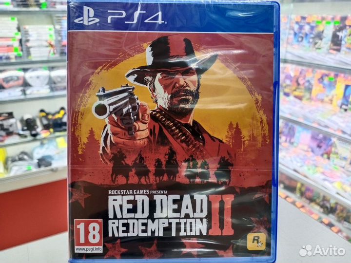 Red dead redemption 2 ps4 диск