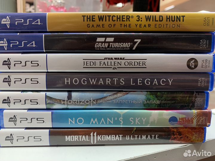 Диски ps4 и ps5