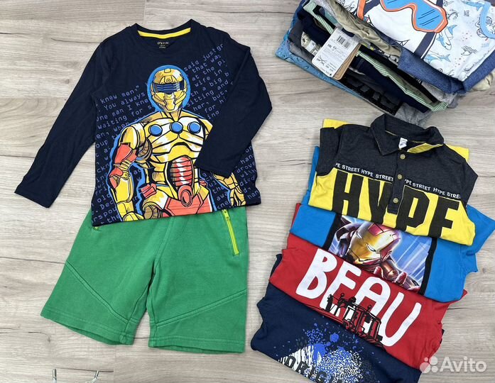 Вещи пакетом на мальчика 110